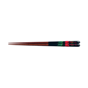 Chopsticks, Ryukyuan Tsuikin Lacquer, Hibiscus [23.0cm]