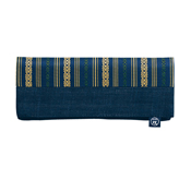 Portable Chopstick Case, Hakata Woven Fabric, Present, Stripe, Navy