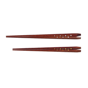 Wakasa-Nuri Chopsticks, Wedding Gift, Houndstooth, 2-Pair Set [23cm/21cm]