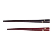 Wakasa-Nuri Chopsticks, Housewarming Gift, Double Tomoe, 2-Pair Set [23cm/21cm]