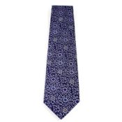 Necktie, Arabesque  (Navy & Blue)