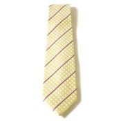 Necktie, Check  (Cream Base)