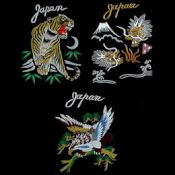 Bold Maki-e Stickers: Lion, Dragon, Eagle  (Set of 3)