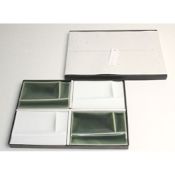 isola Partition Plate 4-Piece Set (White & Oribe Green)