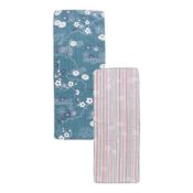 KUROCHIKU Double-Sided Gauze Hand Towel – Light blue