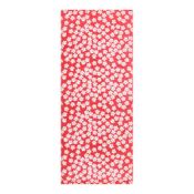 KUROCHIKU Stylish Hand Towel - Small Sakura, Red 
