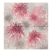 KUROCHIKU Crape Wrapping Cloth – Thread Chrysanthemum, Red 