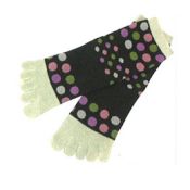 KUROCHIKU Japanese-Style Toe Socks - Polka Dot