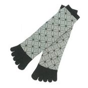 KUROCHIKU Men's Toe Socks - Shipo Pattern