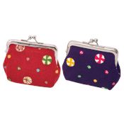 Kurochiku Clasp-Opening  Pouch, Large●Dreams & Colors Series, Candy