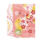 Kurochiku Double-Sided Gauze Tenugui Hand Towel, Hiougi & Cherry Blossom
