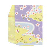 Kurochiku Double-Sided Gauze Tenugui Hand Towel, Cherry Blossom