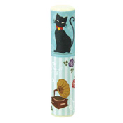 Kurochiku Cylindrical Toothpick Container, Cat