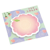 Kurochiku Shaped Memo Pad, Cherry Blossom