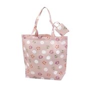 Kurochiku Japanese Pattern Eco Bag, Rabbit Flower Marumon