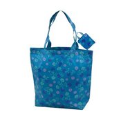 Kurochiku Japanese Pattern Eco Bag, Hollyhock Arabesque