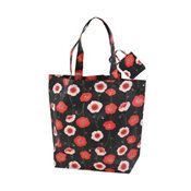 Kurochiku Japanese Pattern Eco Bag, Field Poppy 