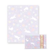 Kurochiku Fashionable Kaishi Paper, Flower Rabbit 