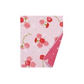 Kurochiku Double-Sided Gauze Handkerchief, Carnation 