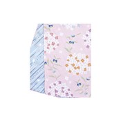 Kurochiku Double-Sided Gauze Tenugui Hand Towel, Hydrangea & Dayflower