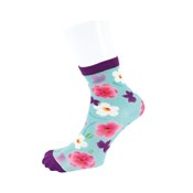 Kurochiku Japanese Art Print Socks, Pale Cherry Blossom 