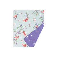Kurochiku Double-Sided Gauze Handkerchief, Nandina 