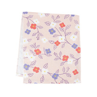 Kurochiku Fashionable Tenugui Hand Towel, Rosy Evening Primrose