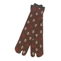Kurochiku Split-Toe Culture Tabi Socks for Gentlemen, Matsukawachirashi