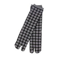 Kurochiku Split-Toe Culture Tabi Socks for Gentlemen, Hexagonal Design