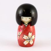 Kokeshi Doll (Cherry Blossoms)
