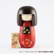 Kokeshi Doll (Red Camellia)