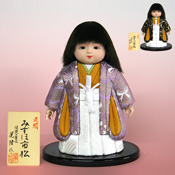 崎玉縣 江戶木雕和服人形娃娃  晃隆製作 MIZUHO市松　男孩（MIZUHO ICHIMATSU Boy)