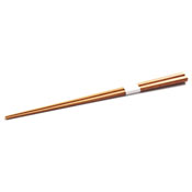 Kyoto Prefecture, Octagonal Suri-Urushi Lacquer Chopsticks, White Bamboo, 24cm