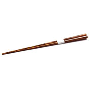 Kyoto Prefecture, Octagonal Suri-Urushi Lacquer Chopsticks, Cloudy-Spot Bamboo,  24cm