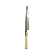 Sakai Ichimonji Kichikuni White Steel Yanagiba Knife, 210mm