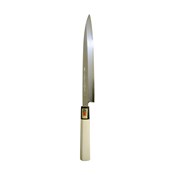 Sakai Ichimonji Kichikuni White Steel Yanagiba Knife, 240mm