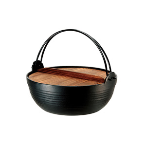 Nambu Ironware Round Cooking Pot 30㎝ (IH compatible)