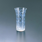 Taisho Roman Edo Glass, Shot Beer Glass, Wave