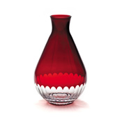 Jun Edo Glass, Drop, Kamaboko Red 