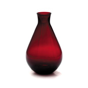 Jun Edo Glass, Drop, Red 