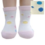 Polka-Dot Pattern Newborn Socks 