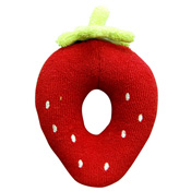 Strawberry Rattle Play Toy, Made in Japan