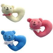 Bear Rattle Play Toy, Made in Japan