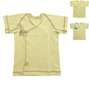 Organic Short Baby Underclothes, Cotton, Made in Japan