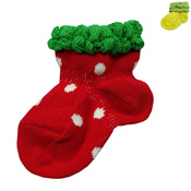 水果圖樣新生兒襪子 (日本製)