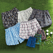 [Belluna] 時髦高爾夫四角褲 8件組/ 2015年春季新品, 內衣